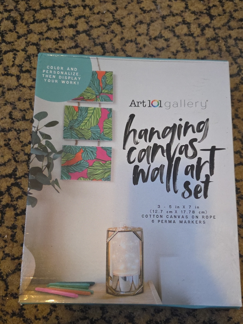 Hanging Canvas Wall Art Set - Multicolor